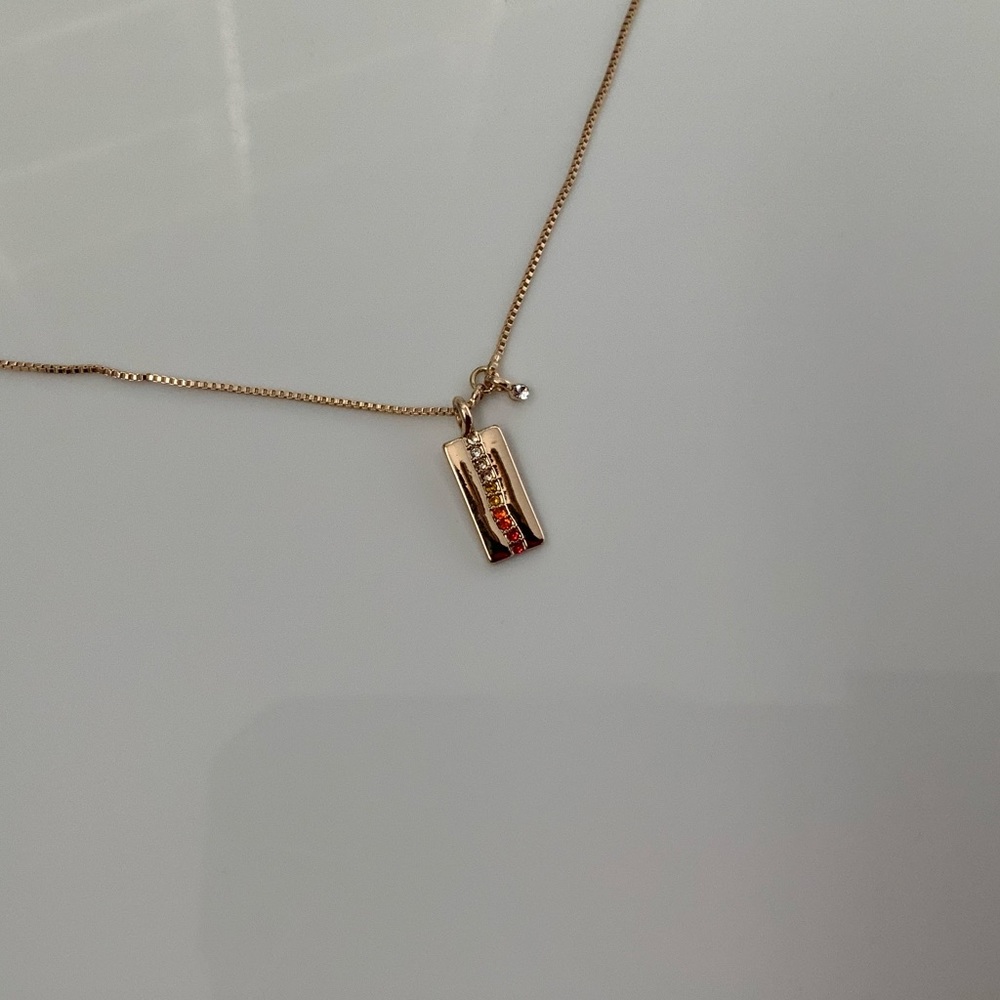 Bar Pendant Necklace